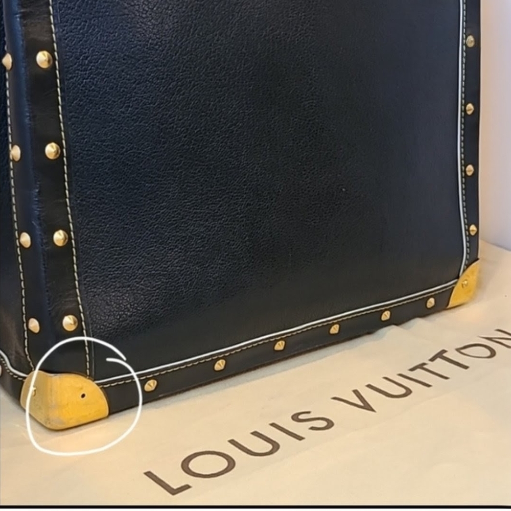 SOLD Louis Vuitton Vintage 2003 RARE SAHALI LEATHER 'LE FABULEUX - Picture 4 of 15